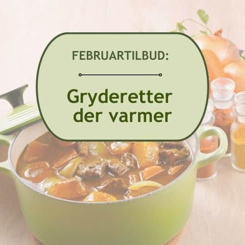 Gryderetter - færdiglavet - leveres til døren