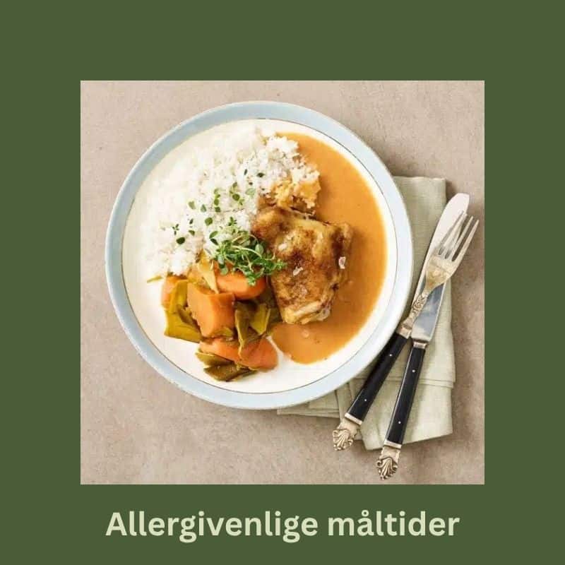 Økologisk måltidskasse - allergivenlig